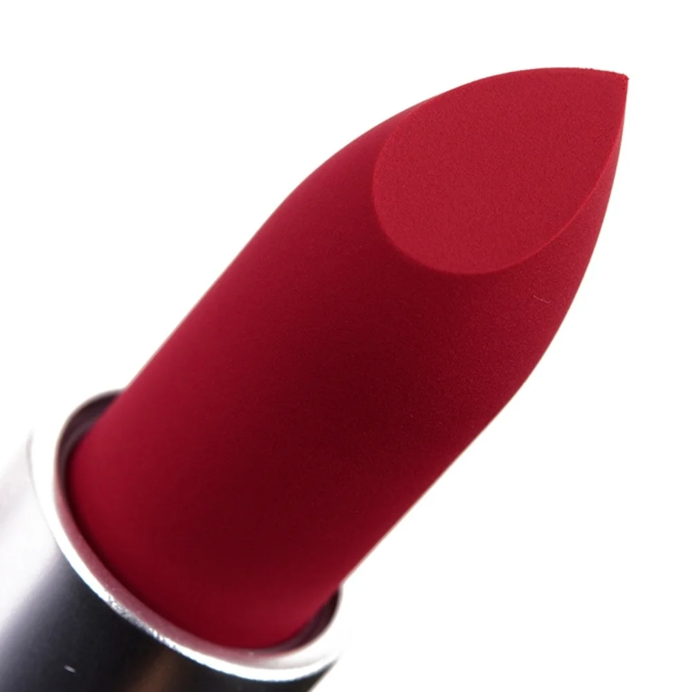 MAC Cosmetics Powder Kiss Lipstick Shocking Relevation Red Mini NWOB